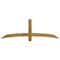Ekena Millwork Bellingham Rough Sawn Timber Gable Bracket, Western Red Cedar, 72"W x 24"H x 4"D x 4"F, 8/12 Pitch GBW072X24X0404BEL00RWR - alternate 1